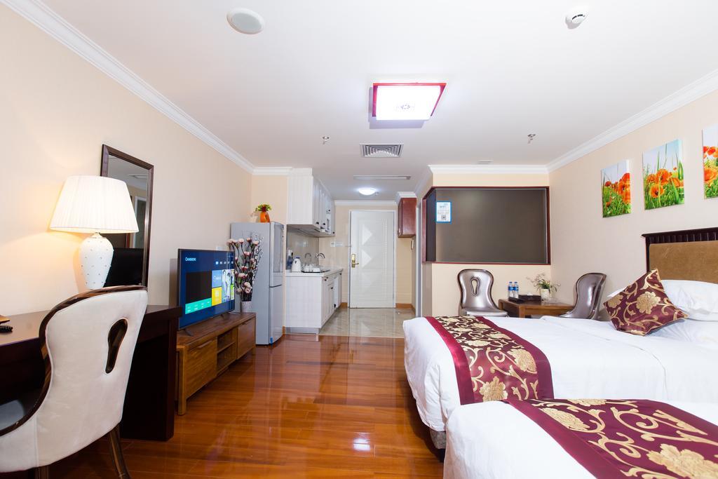 Yo Yo Apartment Zheng Jia Dong Fang Branch Guangzhou Rom bilde